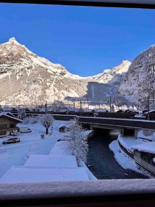Waterfall View Kandersteg Exterior foto